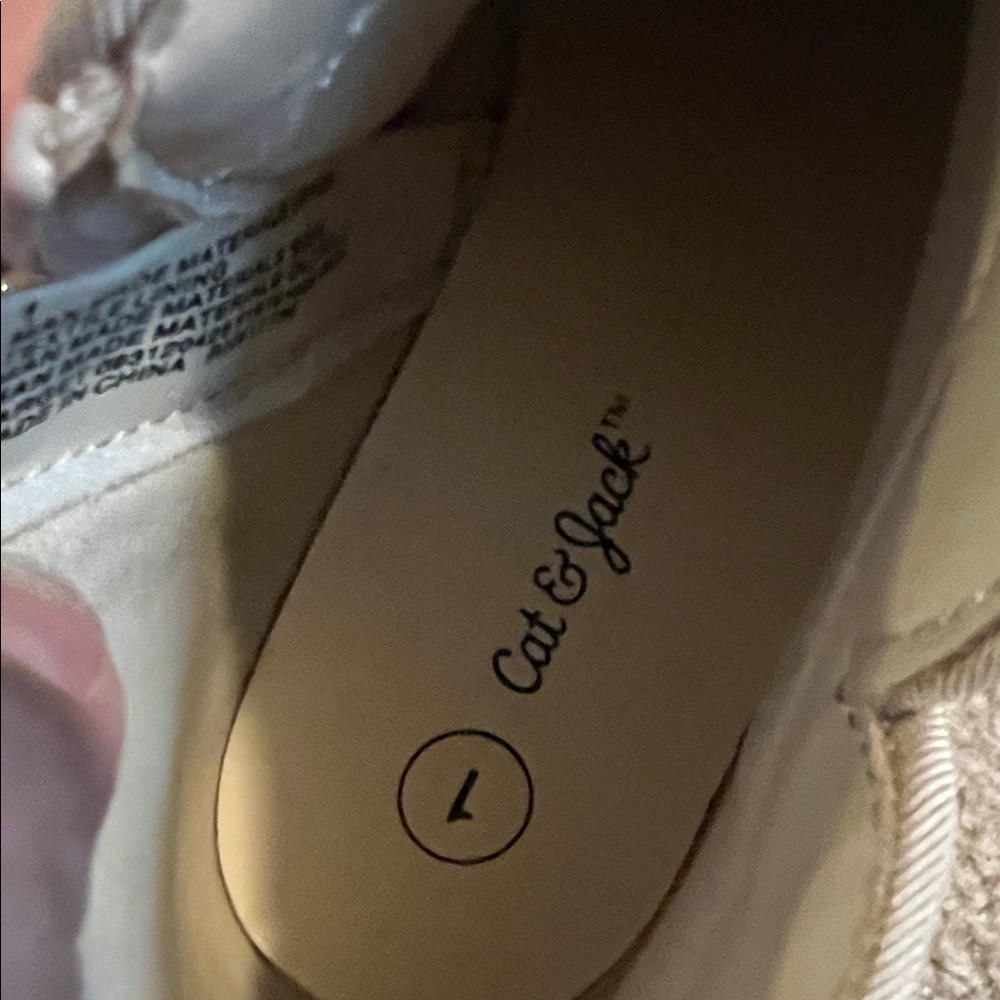 Girls Target Cat and Jack Gold Glitter Ankle Boots - Picture 7 of 8